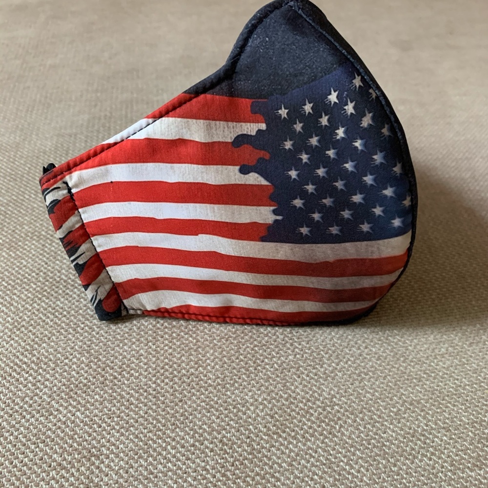 Fabric Mask with eagle - Picture 3 of 5